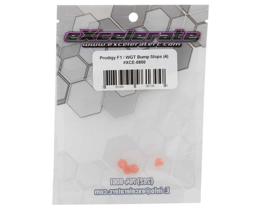 XCE-0850  eXcelerate Prodigy F1/WGT Bump Stops (4)