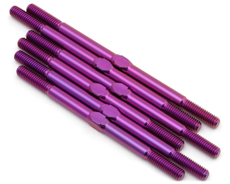XCE-1253.6 eXcelerate Team Associated RC10T6.4 Titanium Turnbuckle Kit (Purple)