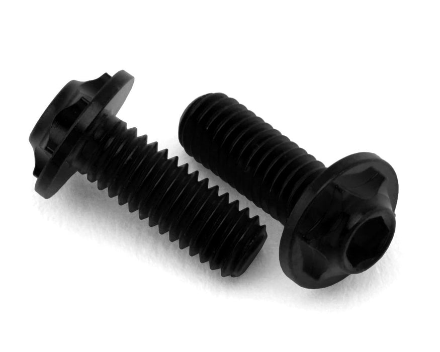 XCE-1600.1 eXcelerate 3x8mm Low Profile Titanium Motor Screws (Black) (2)