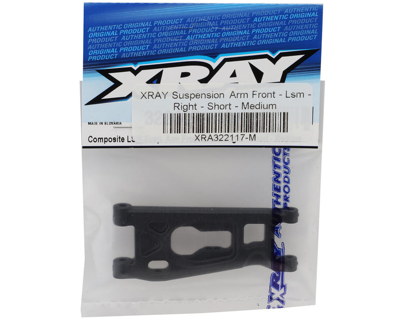 322117-H XRAY XB2 2025 Front Short Right Suspension Arm (Hard)