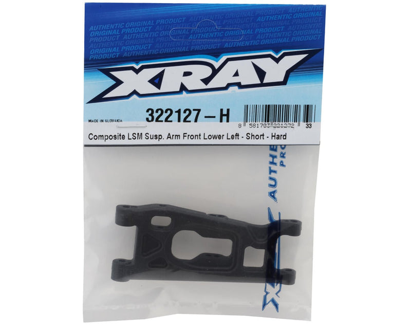 322127-H XRAY XB2 2025 Front Short Left Suspension Arm (Hard)