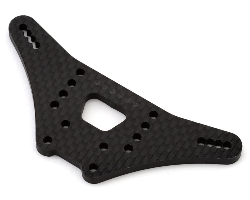 323094 XRAY XB2 Carbon Fiber Rear Shock Tower (6-Dot)