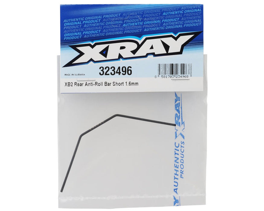 323496 Xray XB2 ANTI-ROLL BAR REAR - SHORT - 1.6 MM