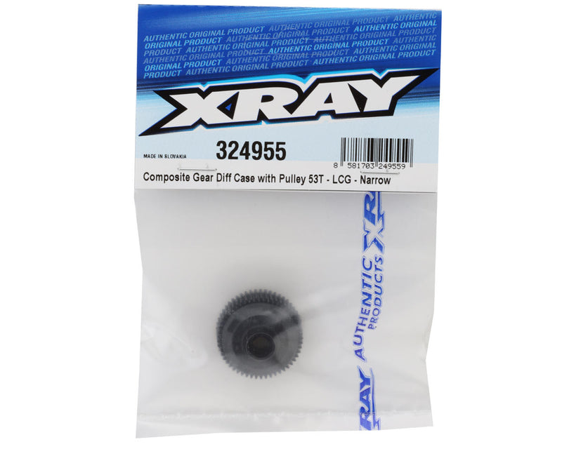 324955 XRAY LCG Narrow Composite Gear Differential Case (53T)
