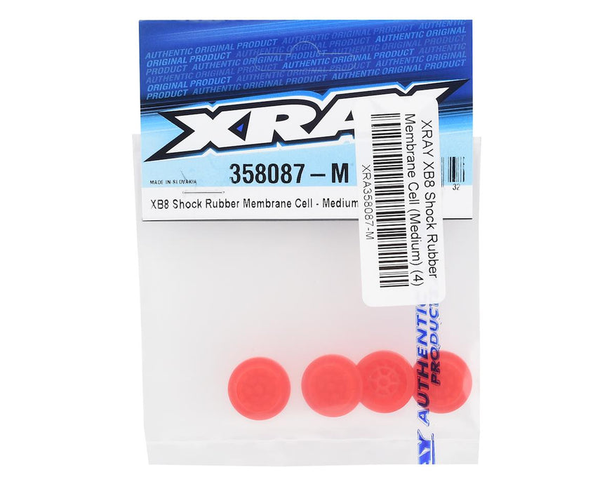XRAY 358087-M XB8 Rubber Membrane Cell Shock Bladder (Medium) (4)
