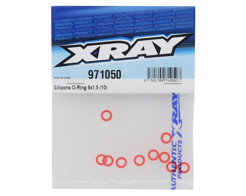 971050 XRAY 5x1.5mm Silicone O-Ring (10)