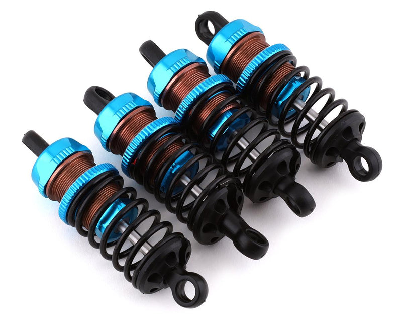BBG-0055BU Yeah Racing Aluminum Go Big Bore Touring Shocks (Blue) (4) (55mm)