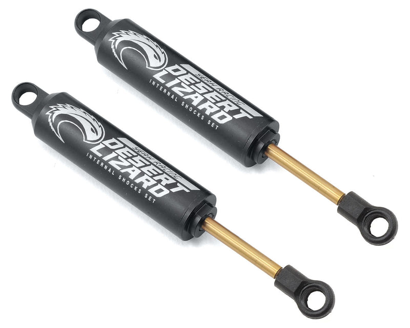 DDL-090BK Yeah Racing 90mm Desert Lizard Two Stage Internal Spring Shock (2) (Black)