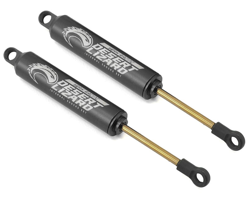 DDL-110BK Yeah Racing 110mm Desert Lizard Two Stage Internal Spring Shock (2) (Black)