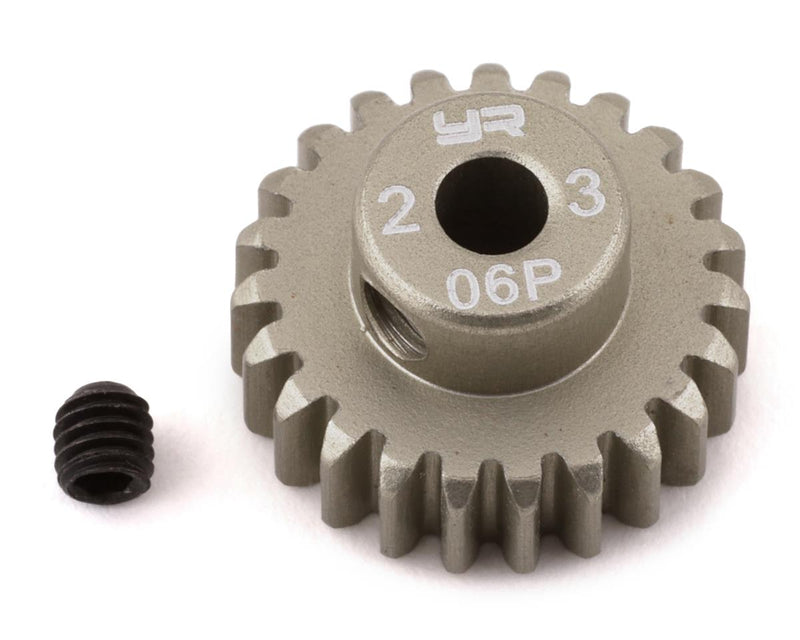 YEA-MG-06P23T Yeah Racing Mod 0.6 Hard Coated Aluminum Pinion Gear (23T)