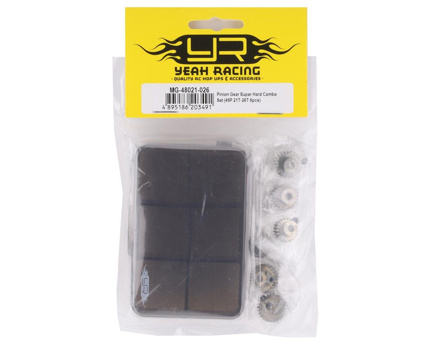 MG-48021-026 Yeah Racing Pion Gear Super Hard Combo Set (48P 21T-26T 6pcs)
