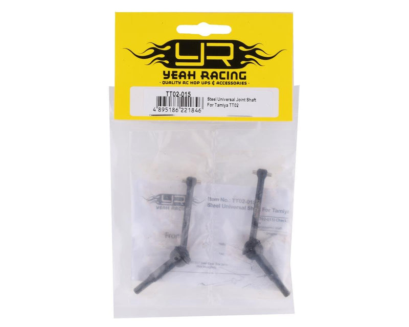YEA-TT02-015 Yeah Racing Tamiya TT-02 Steel Universal Drive Shafts (2)