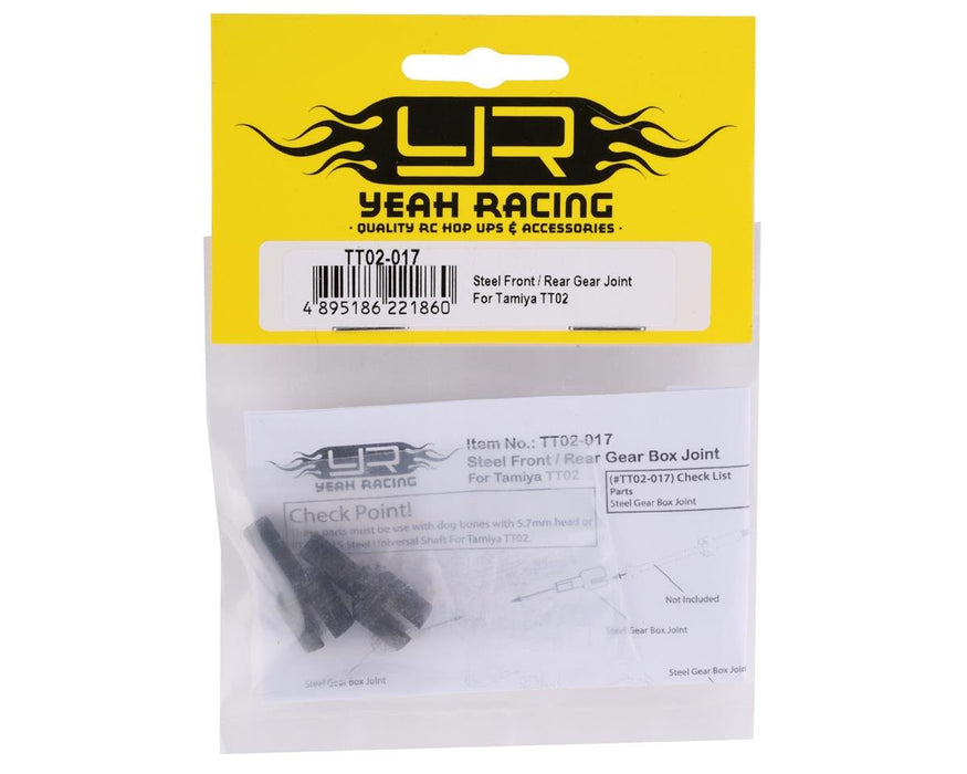 YEA-TT02-017 Yeah Racing Tamiya TT-02 Steel Front/Rear Differential Cups (2)