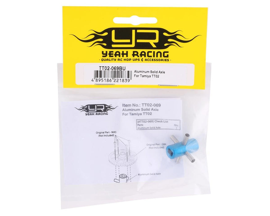YEA-TT02-069BU Yeah Racing Tamiya TT-02TT/02B Aluminum Differential Locker (Blue)