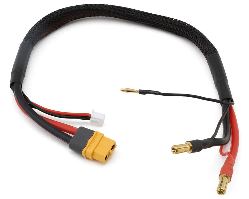 YEA-WPT-0151 Yeah Racing 2S LiPo XT60 Charge Lead (Female XT60 to 5mm Bullets) w/3-Pin JST-XH Balance Plug