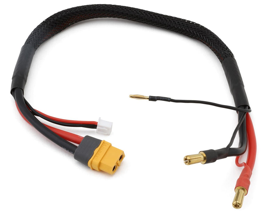 YEA-WPT-0151 Yeah Racing 2S LiPo XT60 Charge Lead (Female XT60 to 5mm Bullets) w/3-Pin JST-XH Balance Plug