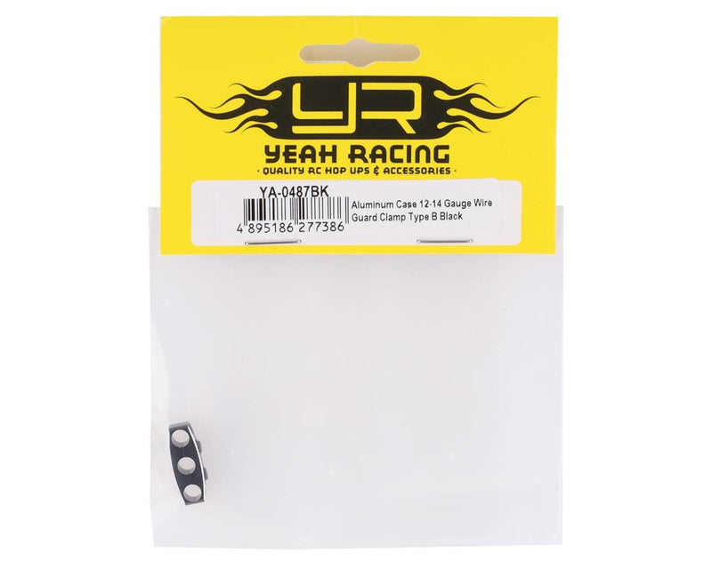 YA-0487BK Yeah Racing 12-14AWG Aluminum Wire Organizer Clamp (Black)