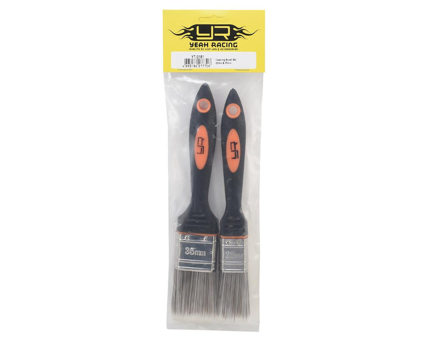 YT-0181 Yeah Racing Cleaning Brush Set (25mm/35mm)