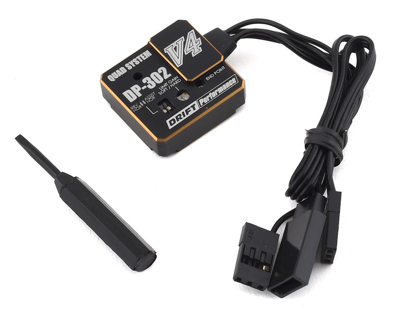 YOKDPP-302V4B Yokomo DP-302 V4 Drift Steering Gyro (Black)