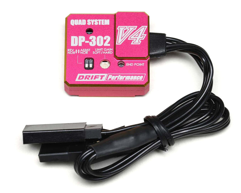 YOKDPP-302V4PL Yokomo DP-302 V4 Drift Steering Gyro (Pink)