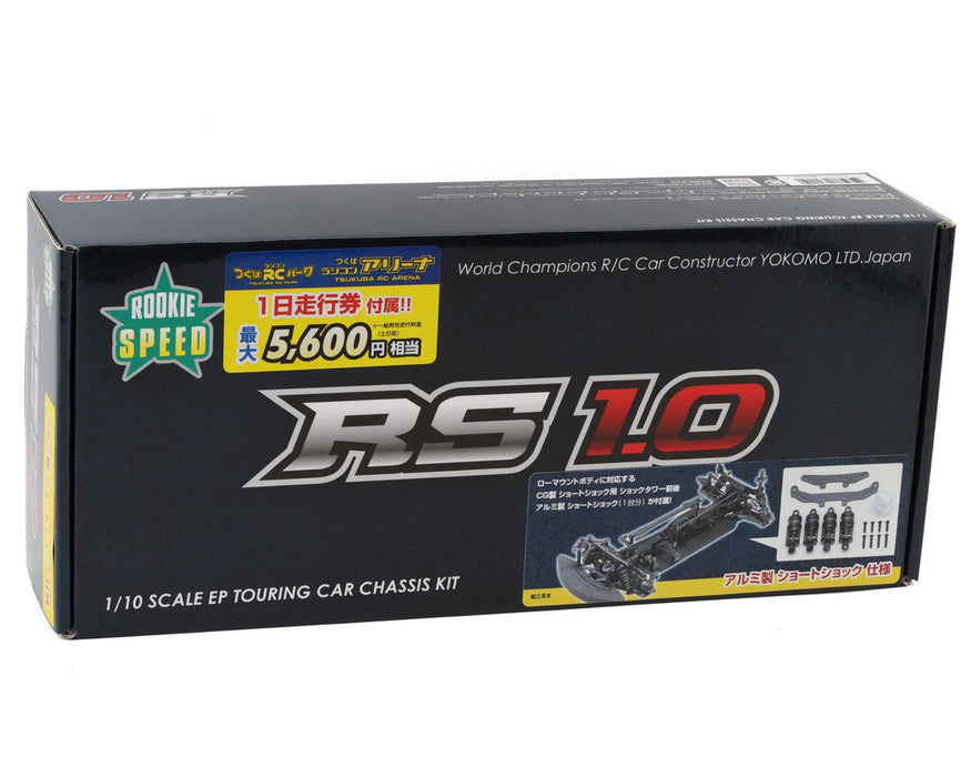YOKRSR-010-1 Yokomo Rookie Speed RS 1.0 1/10 Electric 4WD Touring Car Kit w/Short Shocks & Shock Towers Conversion Set