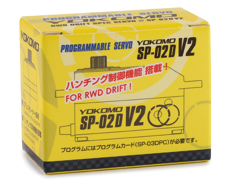 YOKSP-02DV2A Yokomo SP-02D V2 RWD Digital Low Profile Drift Servo (Black)
