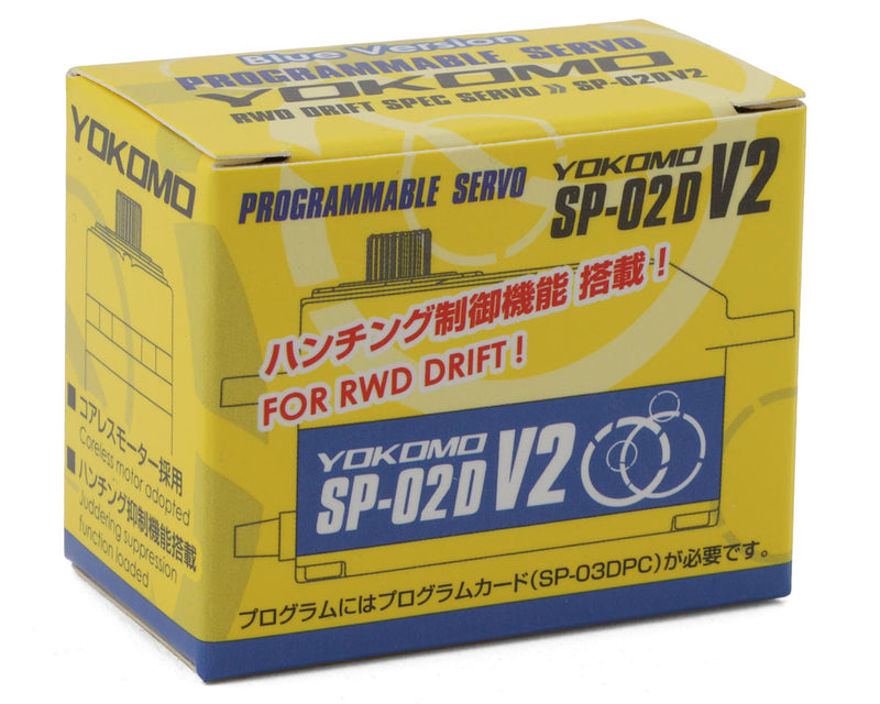 YOKSP-02DV2BL Yokomo SP-02D V2 RWD Digital Low Profile Drift Servo (Blue)