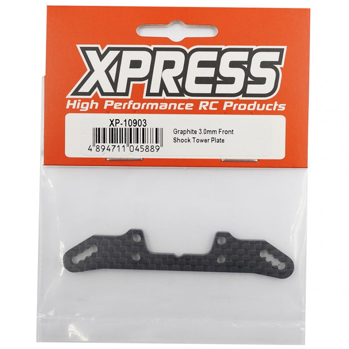 XP-10903 - Xpress Graphite 3.0mm Front Shock Tower Plate