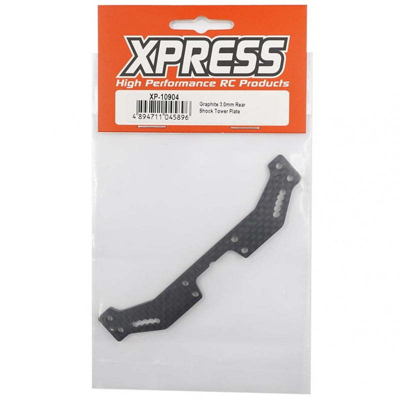 XP-10904 - Xpress Graphite 3.0mm Rear Shock Tower Plate