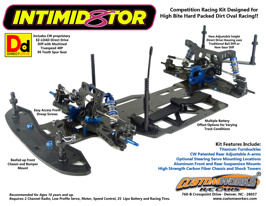 0981 Custom Works Intimidator 8 Direct Drive Late Model Kit
