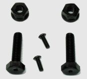 2425 RJ Speed 1" Body Posts (2) With Hardware