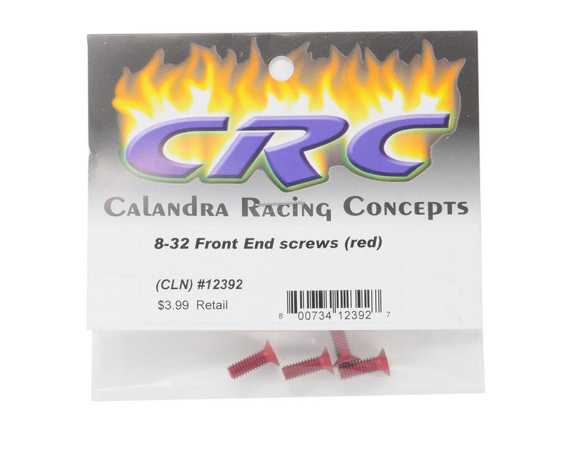 12392 CRC – 8-32 Front End screws 4 (red)