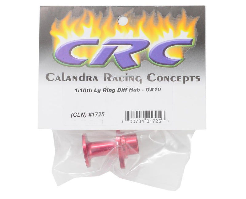 1725 CRC 1/10 Large Ring Diff Hub-GX10-Red