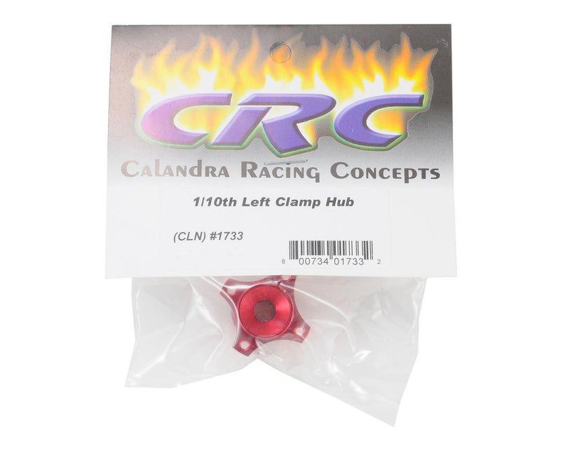 1733 CRC 1/10th Left Clamp Hub-.75 Red