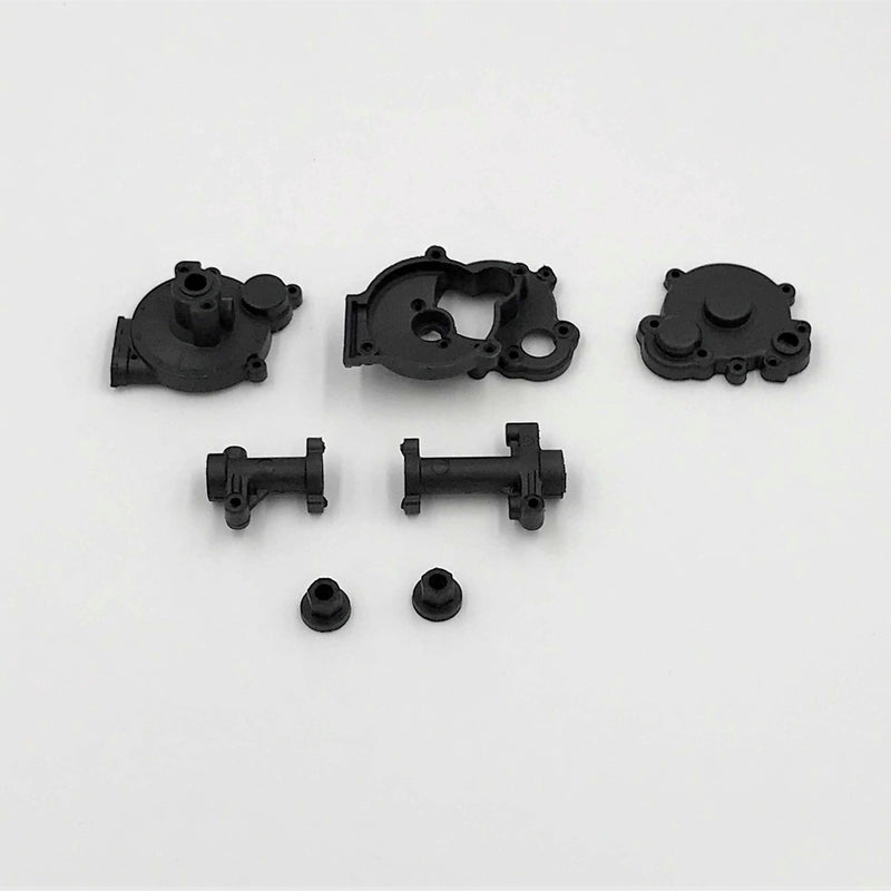 1RC3013 Rear End, Black, 1/18 Mid, Spr, EDM