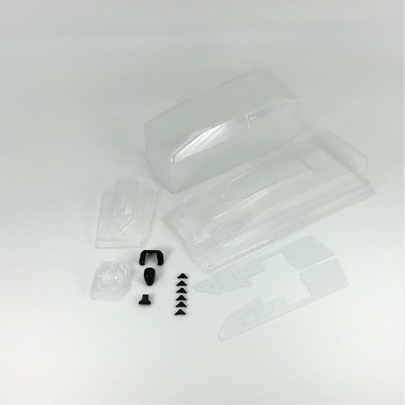 1RC6035 Body Set, clear 1/18 edm