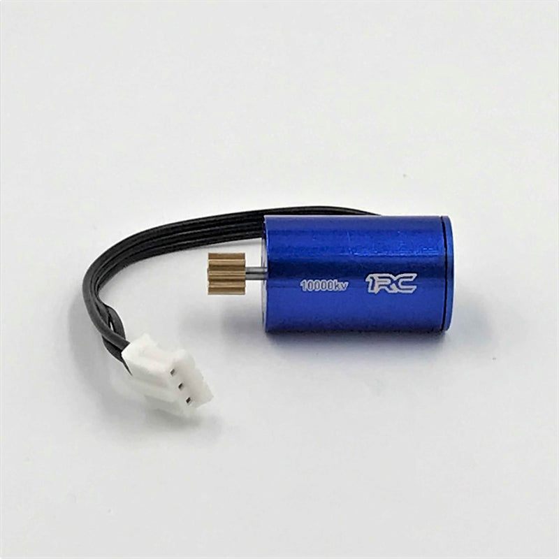 1RC7011 10000kv Brushless Motor & 10T Pinion, 1/18 Sprint