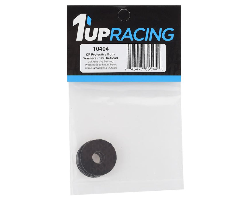 10404 1UP Racing Carbon Fiber 1/8 On-Road Body Washers (4)