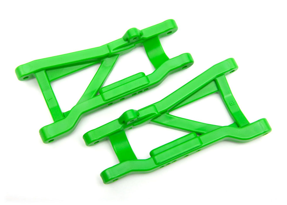 2555G Traxxas Suspension Arms, Rear (Green) heavy duty, cold weather material, Slash 2WD