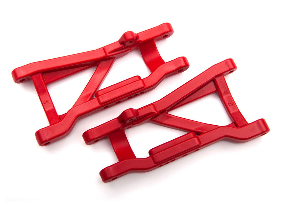 2555R Traxxas Suspension Arms, Rear (Red) heavy duty, cold weather material, Slash 2WD