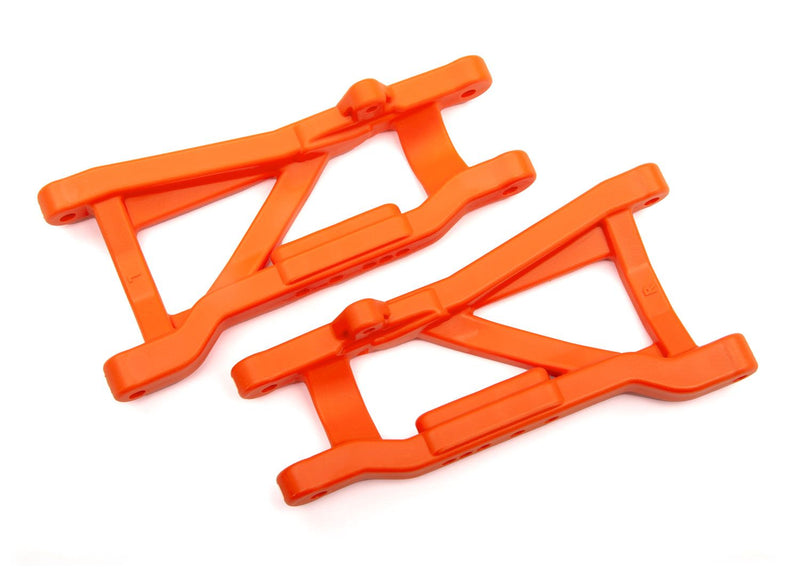 2555T Traxxas Suspension Arms, Rear (Orange) heavy duty, cold weather material, Slash 2WD