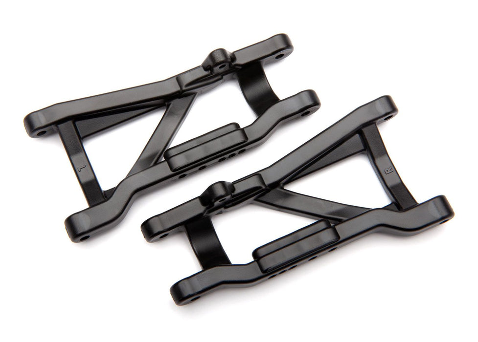 2555X Traxxas Suspension Arms, Rear (Black) heavy duty, cold weather material, Slash 2WD