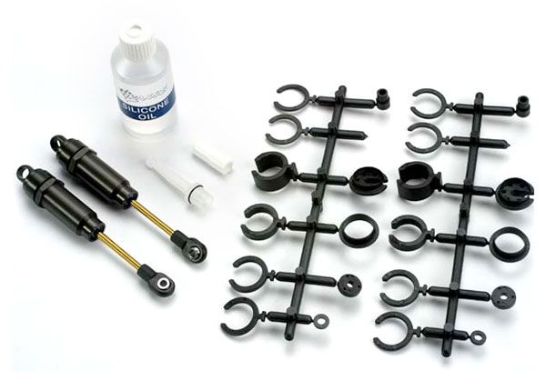 2660 Traxxas Big-Bore Shocks Long Hard Anodized & PTFE Coated