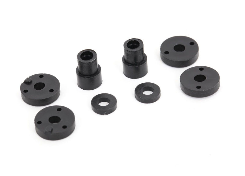 2669 - Traxxas Piston head set (2-hole (2)/ 3-hole (2))/ shock mounting bushings & washers (2)