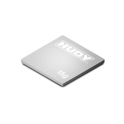 293086 Hudy Pure Tungsten Weight Thin - Receiver 24.5x24.5mm 15G