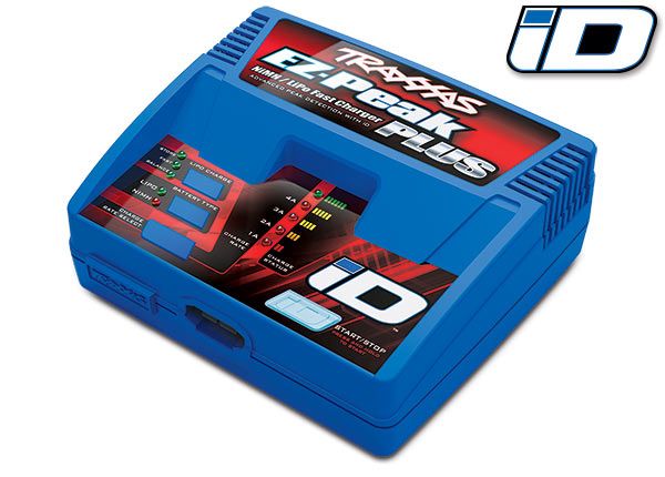 2970 - Traxxas Charger, EZ-Peak Plus, 4 Amp, LiPo/NiMH with iD Auto Battery Identification