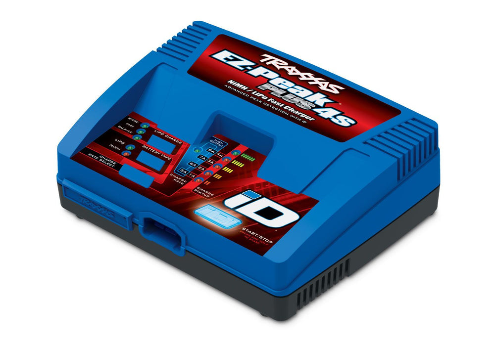 2981 - Traxxas Fast Charger, EZ-Peak Plus 4S, 8 Amp, NiMH/LiPo w/ iD Auto Battery Identification