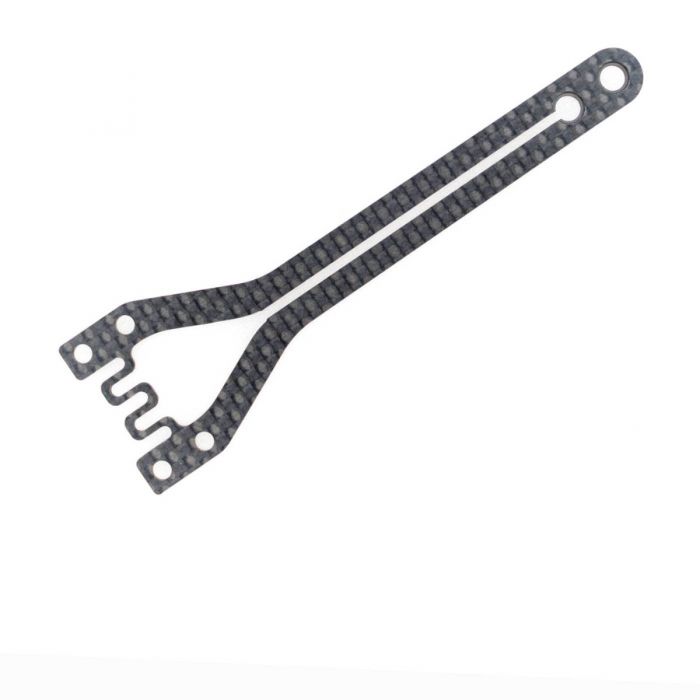 301079-L Xray X4'23 Graphite Upper Deck Split Front Wave 1.6mm