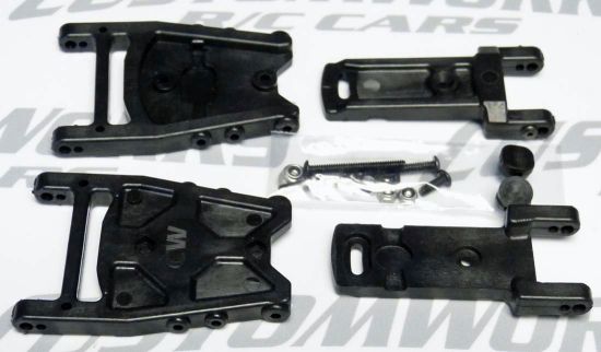 3244 Custom Works Adjustable Toe Wide A-Arm Set