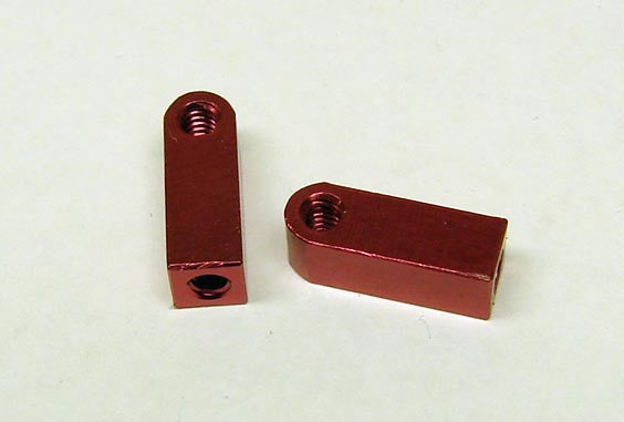 3355 CRC Aluminum Servo Mounts/ Vertical Shock Tower Mount, Red